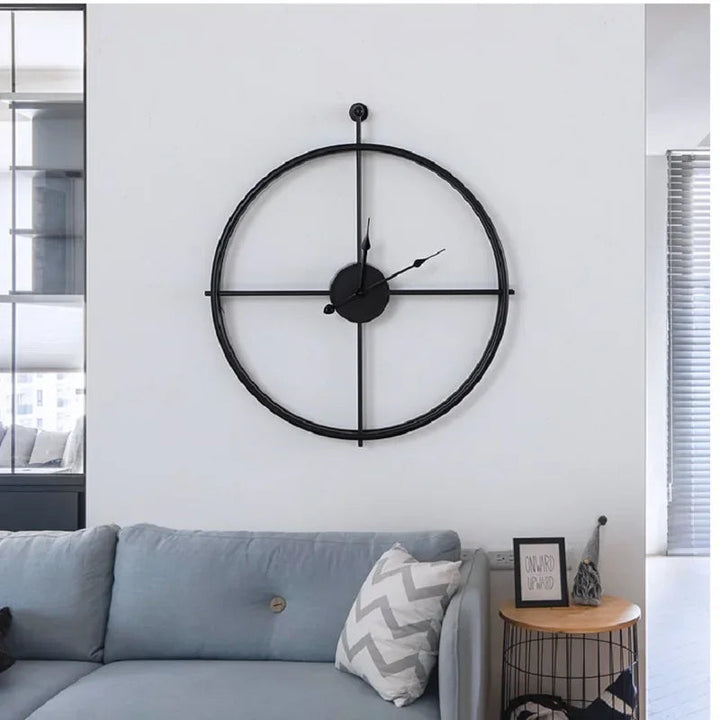 Stilren modern väggklocka i unik design, en iögonfallande hemdekoration för alla rum.