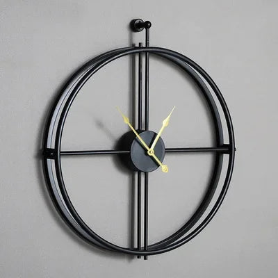 Konstnärlig väggklocka med unik, abstrakt design som förhöjer hemmets moderna inredning.
