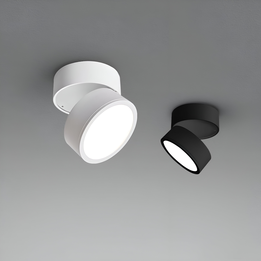 Modern LED spotlight taklampa, stilren design för flexibel rumsbelysning.