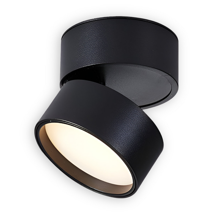 Flerarmad LED spotlight taklampa, modern och flexibel för stora rum.