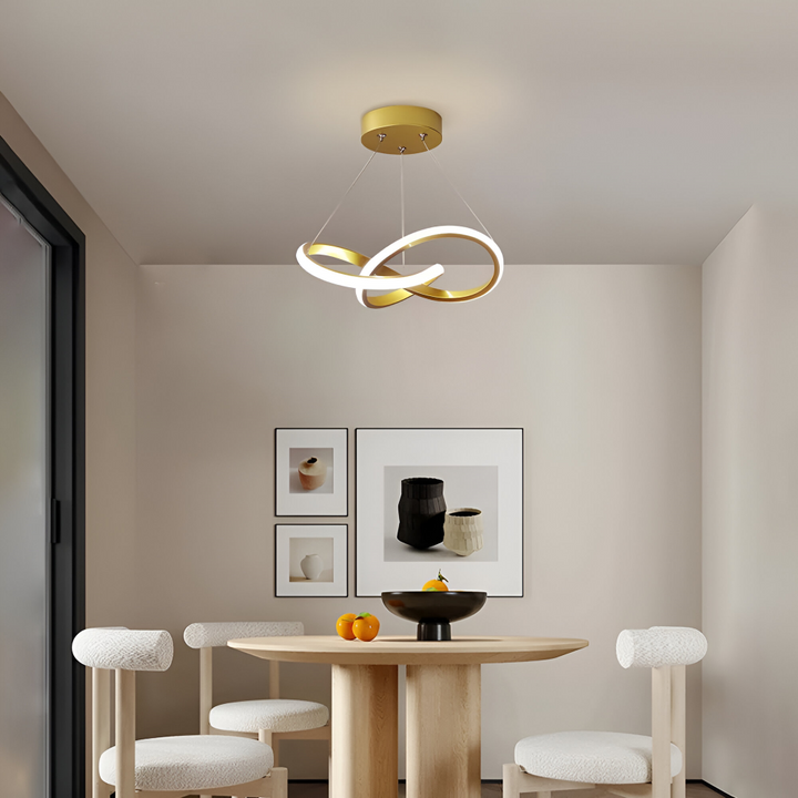 Energieffektiv LED taklampa Spirale, 24 cm. Modern designlampa som förhöjer inredningen i ditt hem.