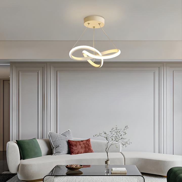 Taklampa Spirale: 24 cm LED designlampa. Skapar modern, energieffektiv belysning för hemmets alla rum.