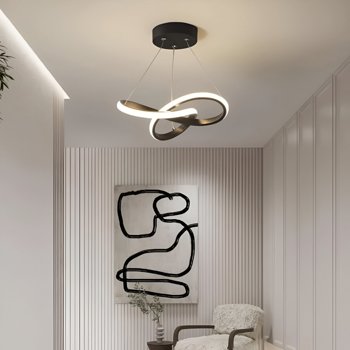 Vardagsrumsbelysning: 24 cm LED taklampa Spirale. Modern design och energieffektiv lösning.