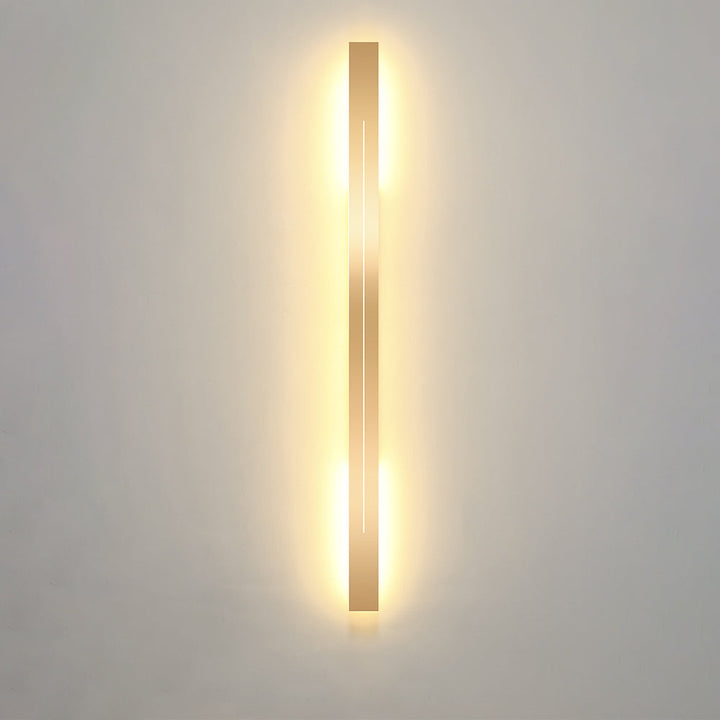 Elegant LED-vägglampa svart, dimbar, för vardagsrum, sovrum och hall.