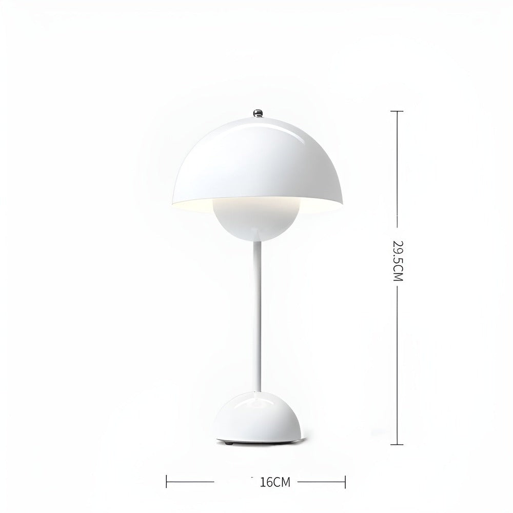 Unik svamplampa LED, modern designlampa med touchkontroll för trådlös belysning.
