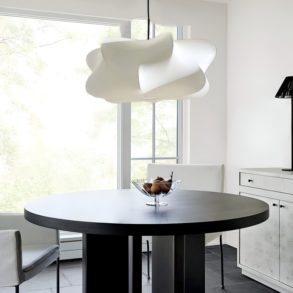Unik taklampa, Wabi Sabi minimalistisk stil. Hänglampa som kompletterar modern japansk inredning.
