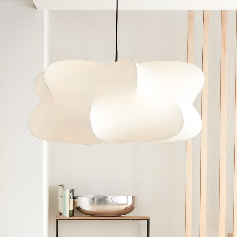Minimalistisk Wabi Sabi hänglampa. Modern pendellampa, perfekt för en stilren och lugn inredning.