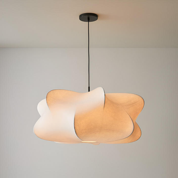 Unik Wabi Sabi pendellampa, justerbar. Modern japansk stil för att komplettera din inredning.