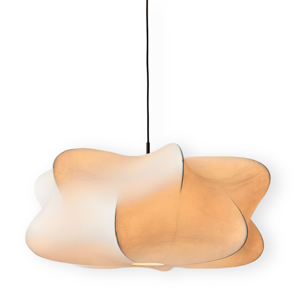 Wabi Sabi taklampa, konstnärlig design. Pendellampa i modern stil, perfekt för att skapa fokus.