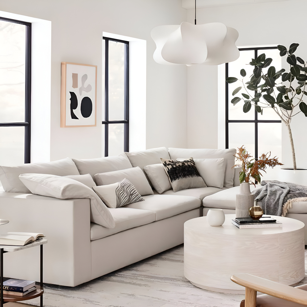 Wabi Sabi taklampa med LED, energieffektiv. Skapar mjukt ljus i vardagsrum och matplats. Justerbar.