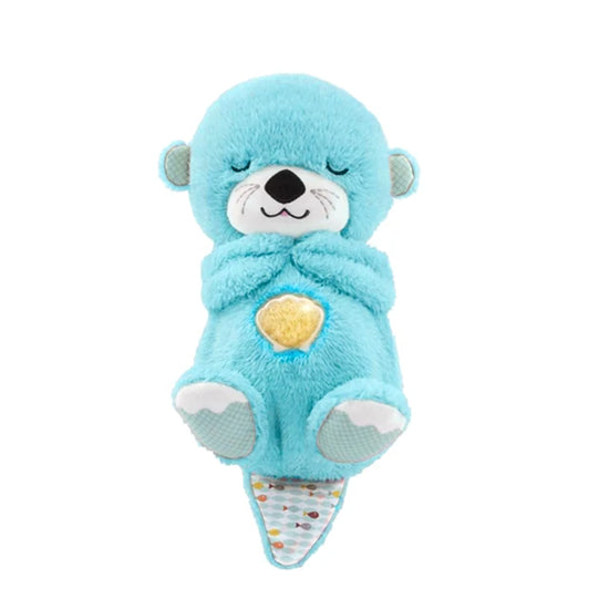 Den blå varianten av BlissfulBuddy sömnstöd utter på vit bakgrund.
