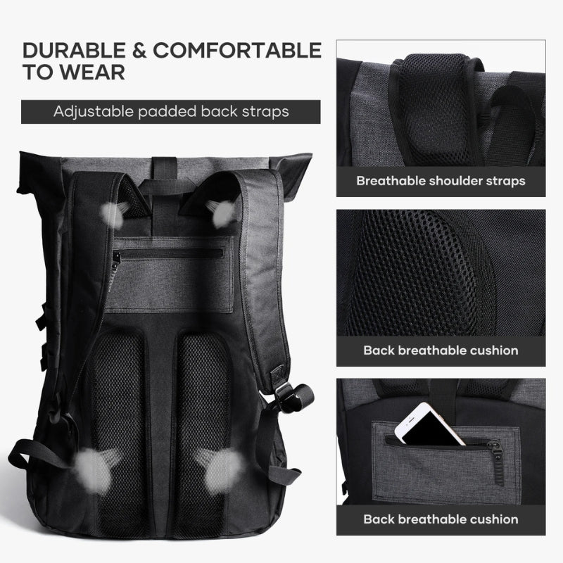 Unisex 35L ryggsäck för aktiv livsstil. Perfekt som sport- eller reseryggsäck med smarta funktioner för vardag & äventyr.