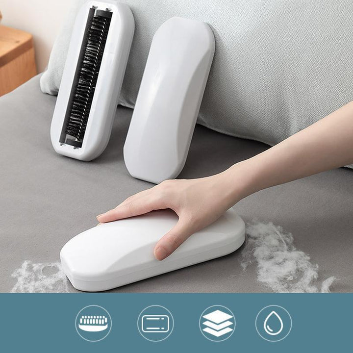 "Multifunktionell ergonomisk rullborste vit/grå, stilren och effektiv för rengöring av olika ytor."