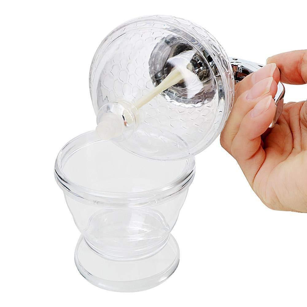 "Multifunktionell smidig honungsdispenser i glas med kromdetaljer för köket, eliminerar spill och klibbighet."