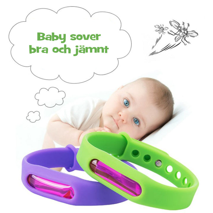 "Myggavvisande silikonarmband justerbart, unisex, flerfärgade alternativ för utomhusbruk, vattentät och bekväm design."
