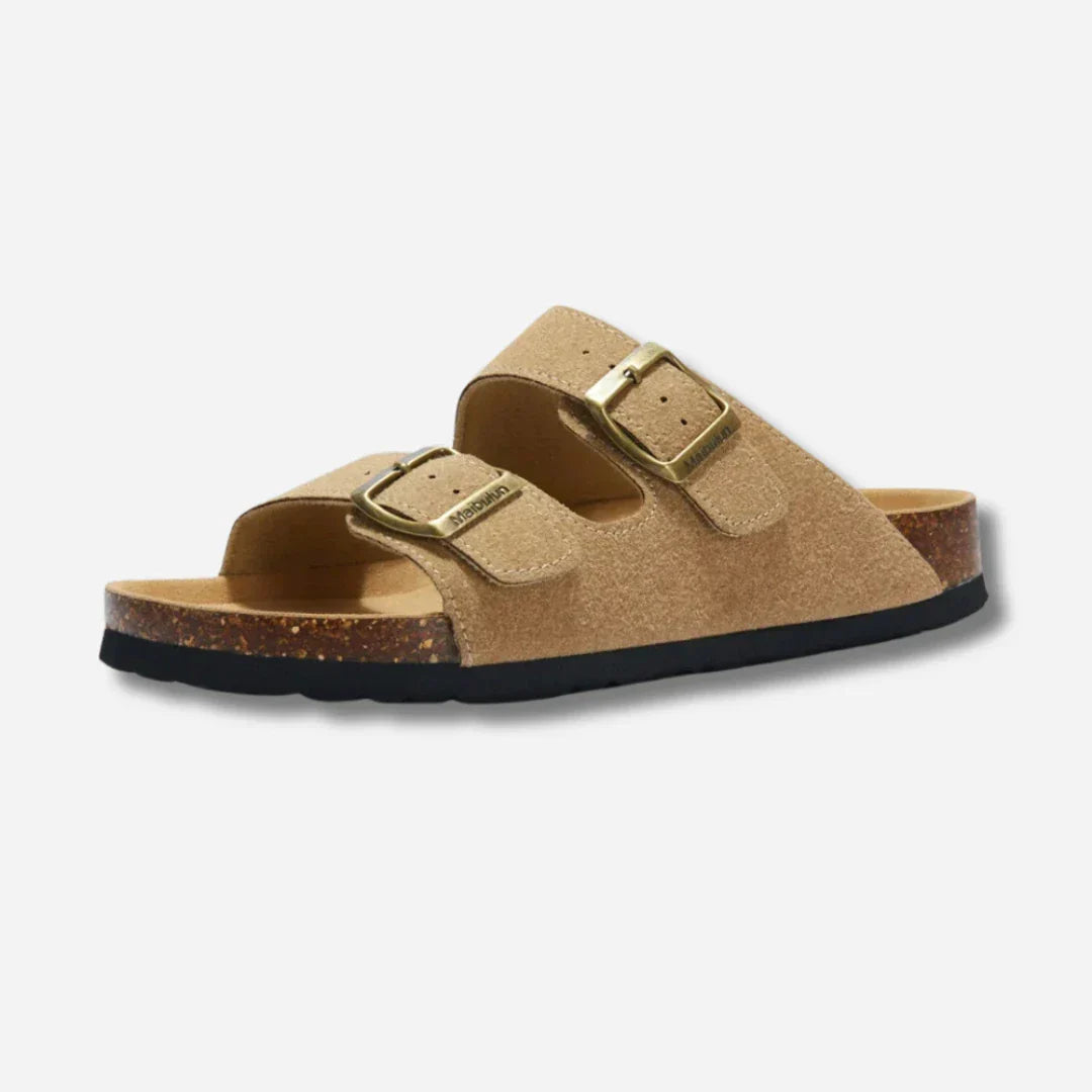 Ortoflip unisex sandaler med anatomisk fotbädd, perfekt för sommar och fritid.