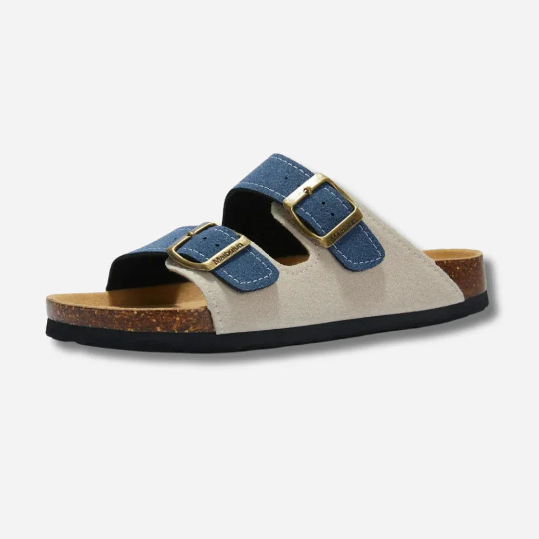 Ergonomiska Ortoflip fotbäddssandaler. Lättviktiga unisex komfortskor med bra grepp.