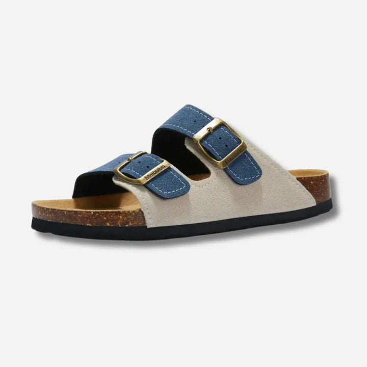 Ergonomiska Ortoflip fotbäddssandaler. Lättviktiga unisex komfortskor med bra grepp.