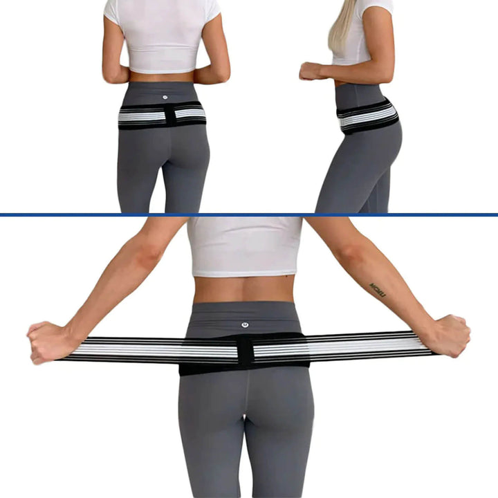 Närbild på material och sömmar i ergonomiskt ländryggsstöd