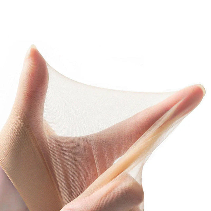 "Osynliga halkfria korta strumpor, designade för säkerhet med gummiprickar, unisex, i svart, beige, brun, grå."