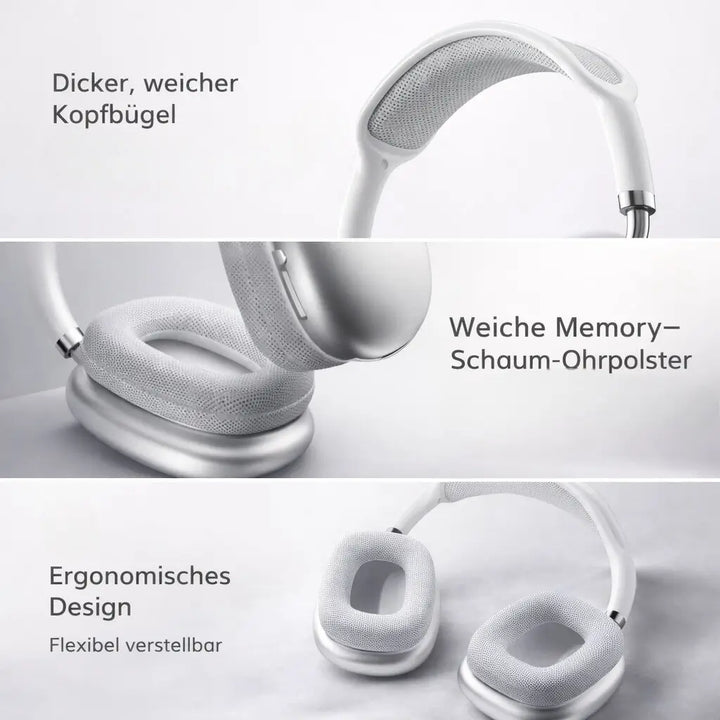 Trådlösa over-ear-hörlurar med aktiv brusreducering och bluetooth