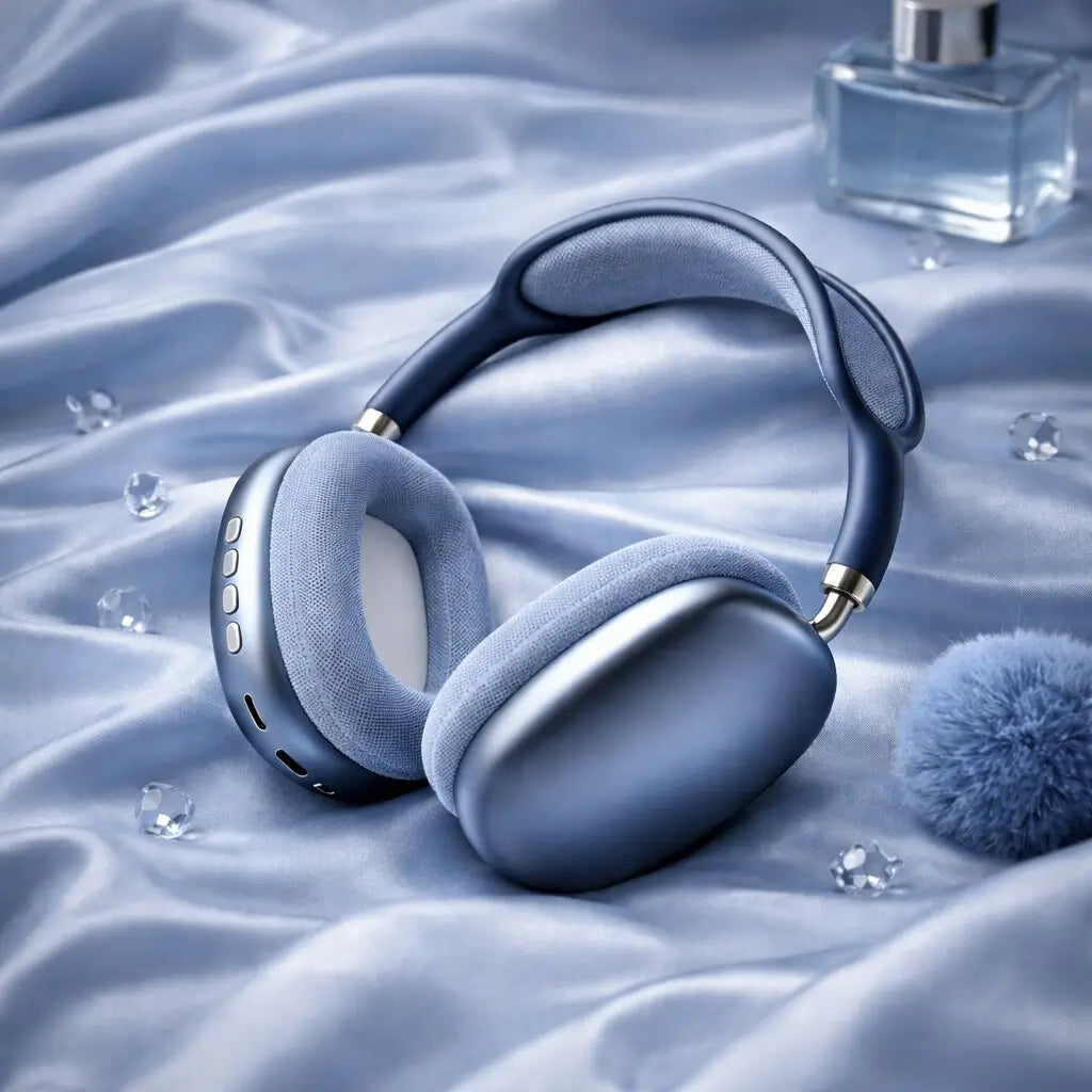 Hörlurar med bluetooth och mikrofon för samtal och musik