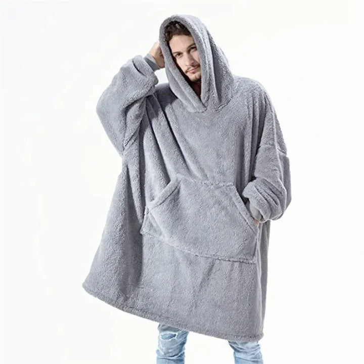 Ultramysig & varm oversized filttröja i flanell, perfekt för kalla dagar & kvällar. För dam & herr.