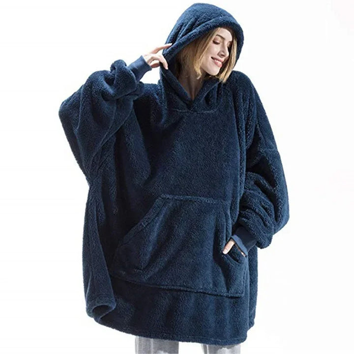 Bekväm & mysig filttröja för avkoppling. Håller dig varm under höst & vinter, unisex-design.