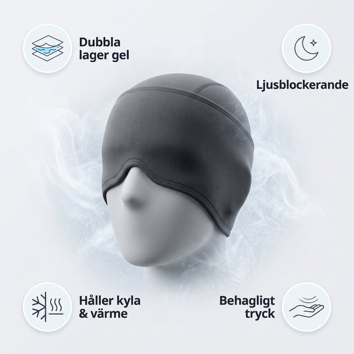 Flexibel kylgelmössa som lindrar migrän och stress