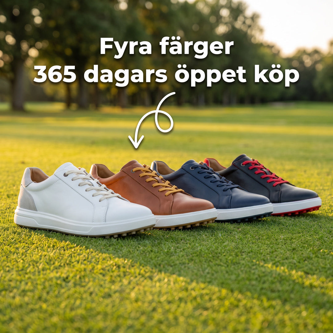 Smidiga sportskor för golf på gräs med dämpande sula