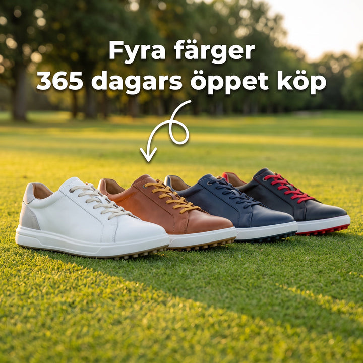 Smidiga sportskor för golf på gräs med dämpande sula