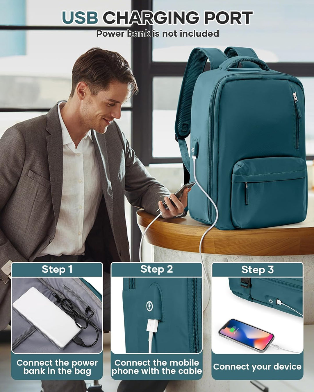 Flexibel laptopväska för både affärsresor och vardagskneg