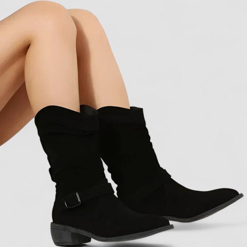 Svart damstövlar Nadine westernboots för dam