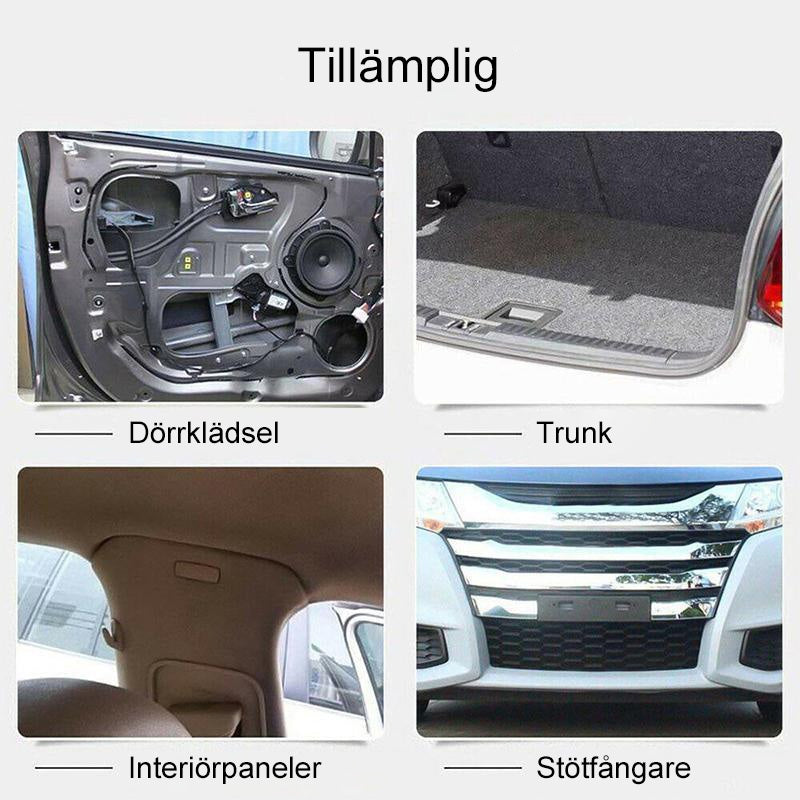 "Plastclips för biltillbehör, robusta och enkla att installera, används för att säkra bilens delar och accessoarer."