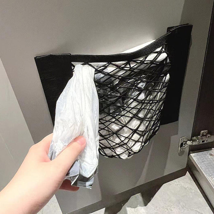 "Praktisk nätpåse i polyester, flexibel förvaring för hemmet, sträckbar design, idealisk för dagliga nödvändigheter."