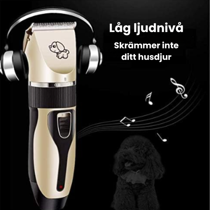 Effektiv klippmaskin för husdjur. Perfekt för hund- och kattklippning, pälsvård och trimning hemma.