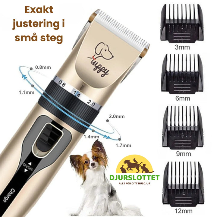 Optimalt kattvårds- & hundvårdskit. Professionell trimmer & tillbehör för en välskött päls.