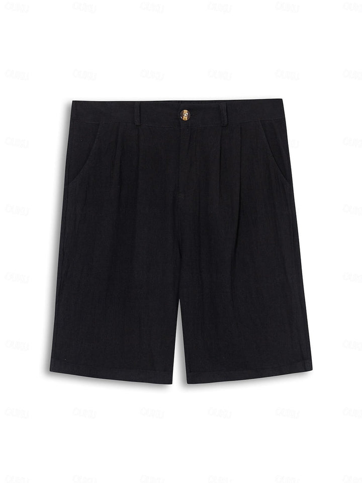 Klassiska herrmode shorts med skön passform för varma dagar