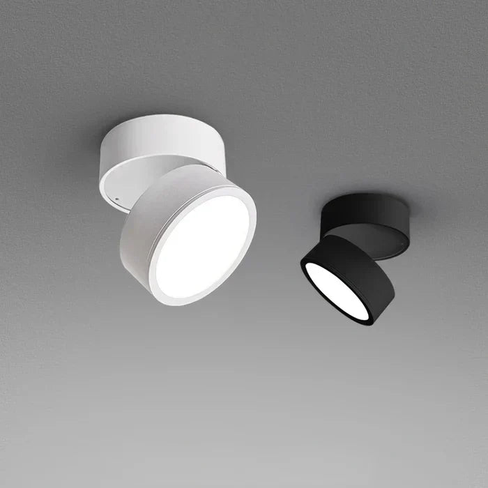 Närbild på den justerbara LED-lampan som visar den minimalistiska designen