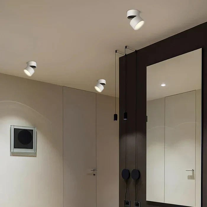 Modern justerbar LED-taklampa för stilfull inredning och effektiv takbelysning i hemmet