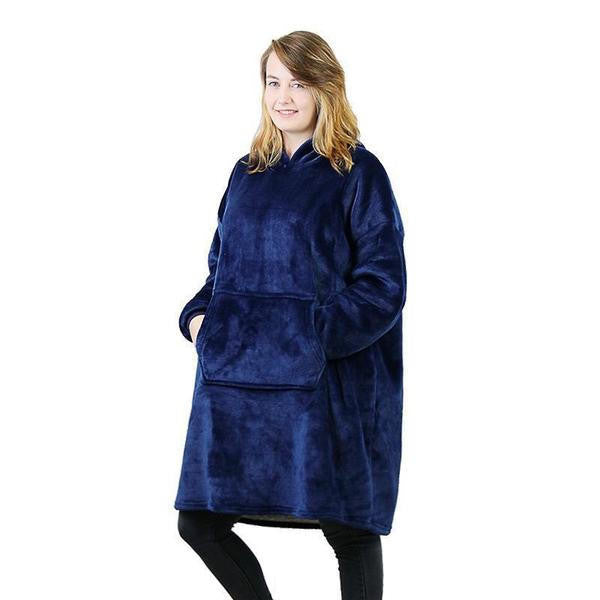 Kollektion av färgglada oversized filttröjor med fleecefoder