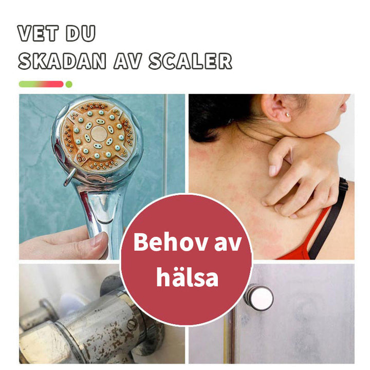 Rengöringsmedel för glas och metallflaskor, grön etikett, miljövänligt, unisex, effektivt mot vattenfläckar och kalk.