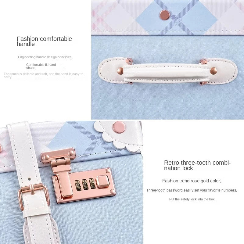 Hårdkantsväska i retrostil, tvådelat set med kombinationslås. Elegant vintage bagage.