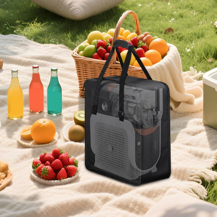 Portabel bärväska för dryckesmaskin, idealisk för camping och picknick, erbjuder säker och enkel transport.