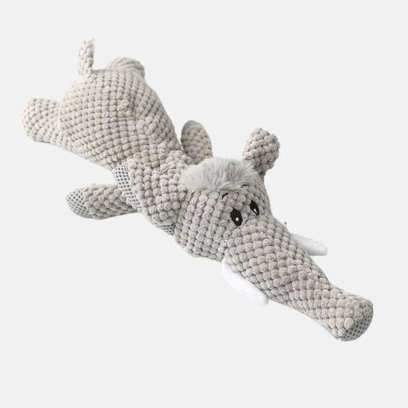 Vargformad hundtuggleksak, perfekt för hundar som älskar att tugga. Hållbar och giftfri leksak.