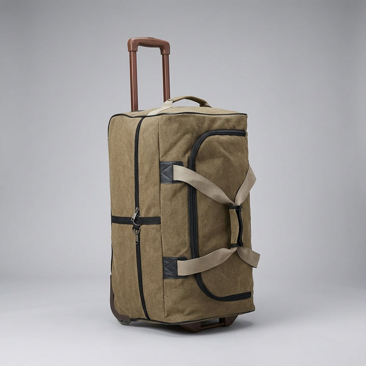 Slitstark trolley resväska med hjul för unisex, stor nog för alla resor och äventyr.