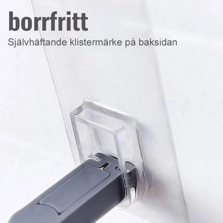 Exempel på hur kryddhyllan organiserar olika kryddburkar, med fokus på utrymmesbesparing.
