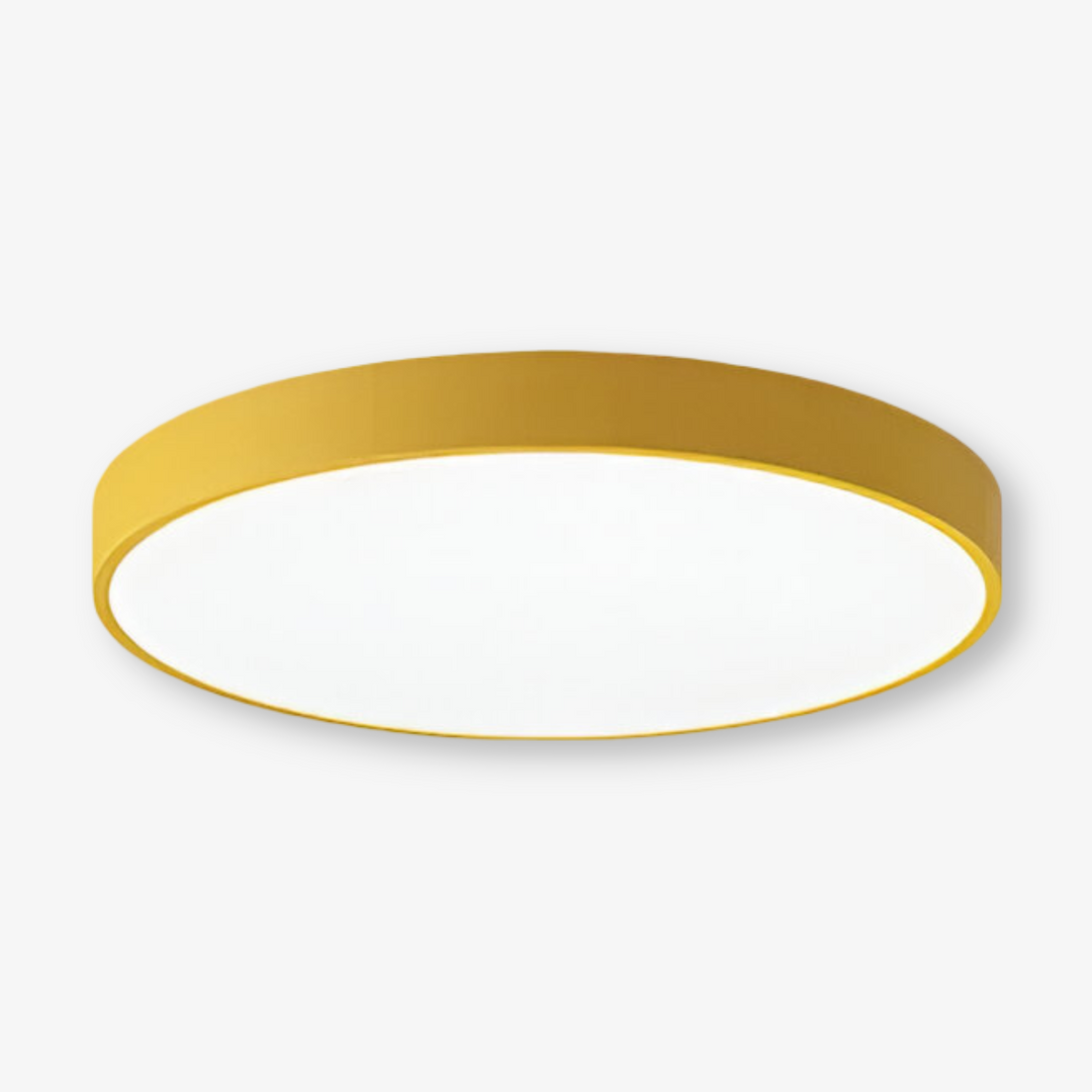 Mångsidig rund LED taklampa, passar vardagsrum, sovrum och kök. Tunn och modern design.