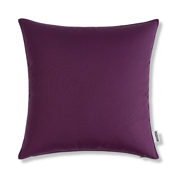 Utomhuskuddeöverdrag i rustik design. Polyester, 45x45 cm, idealisk för din trädgård.