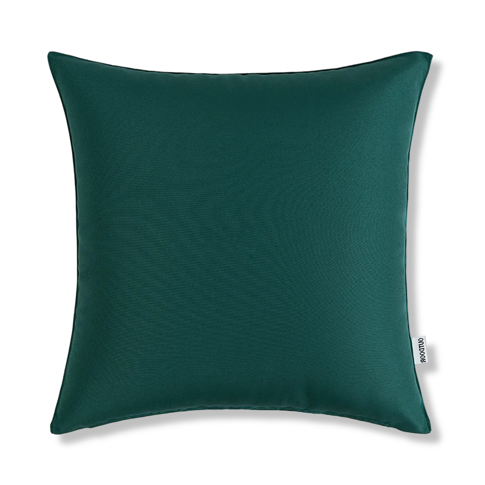 Utomhuskuddfodral i polyester. Väderbeständigt 45x45 cm, för en inbjudande trädgård.